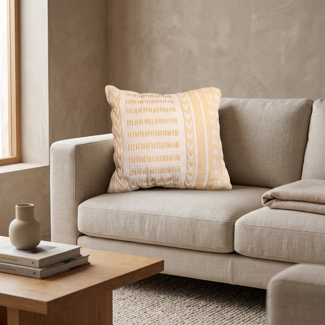 Handmade Cushion – 50 × 50 cm – S432 — lifestyle photo