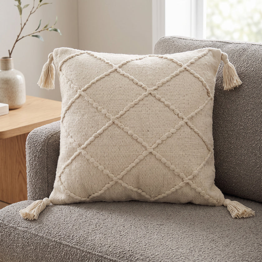 Handmade Cushion – 50 × 50 cm – S433 — lifestyle photo