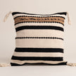 Handmade Cushion – 50 × 50 cm – S434 — light beige studio photo