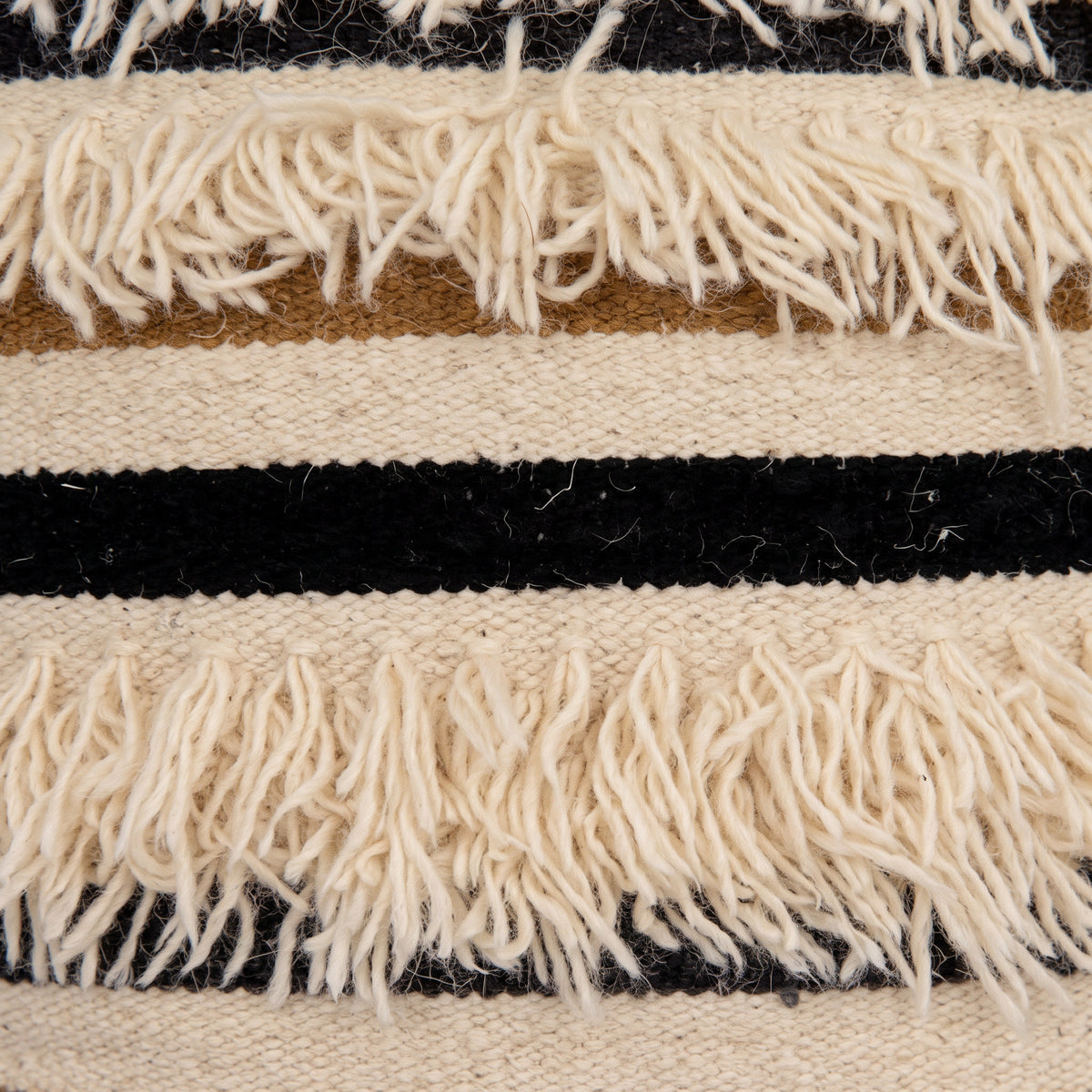 Handmade Cushion – 50 × 50 cm – S435 — woven texture close-up
