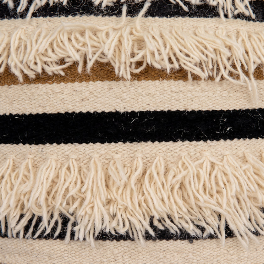 Handmade Cushion – 50 × 50 cm – S435 — woven texture close-up