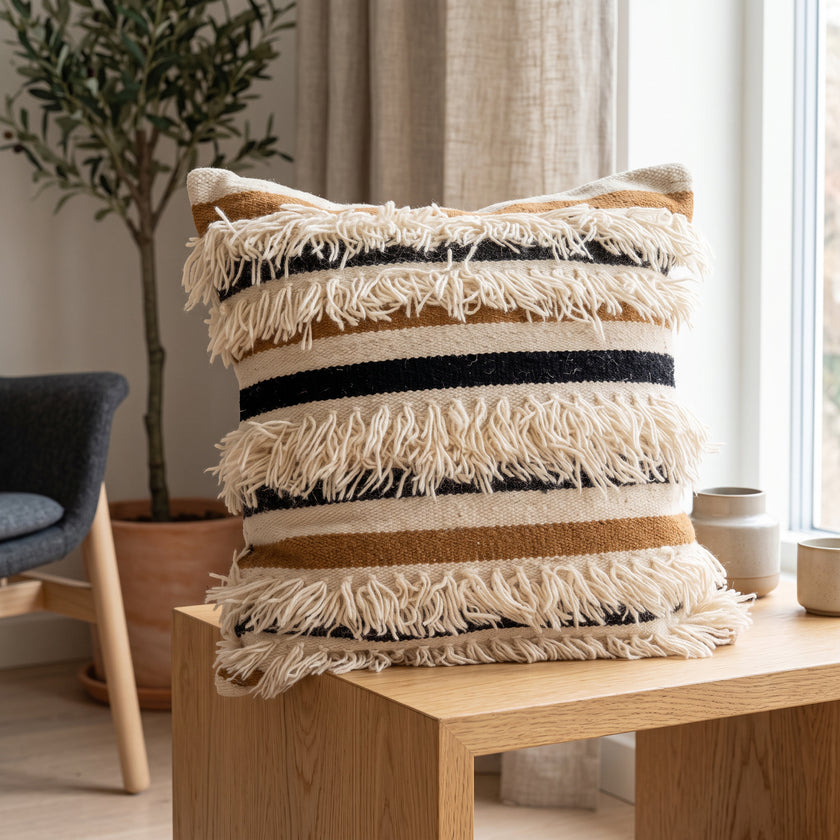 Handmade Cushion – 50 × 50 cm – S435 — lifestyle photo