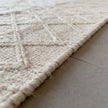 S44 handmade kilim rug — closeup view