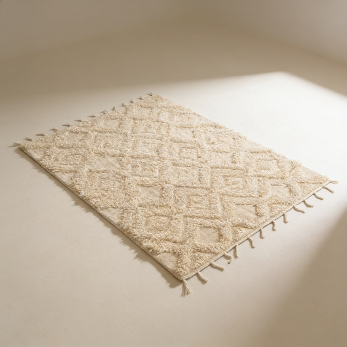 S47 handmade kilim rug — studio view