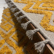 S48 handmade kilim rug — closeup view