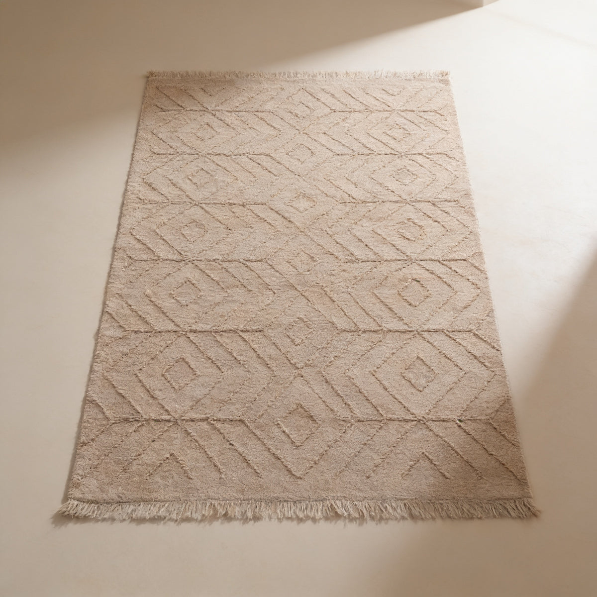 S5 handmade kilim rug — studio view