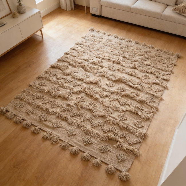 S50 handmade kilim rug — lifestyle view