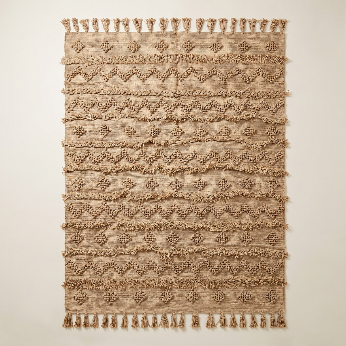 S50 handmade kilim rug — studio view
