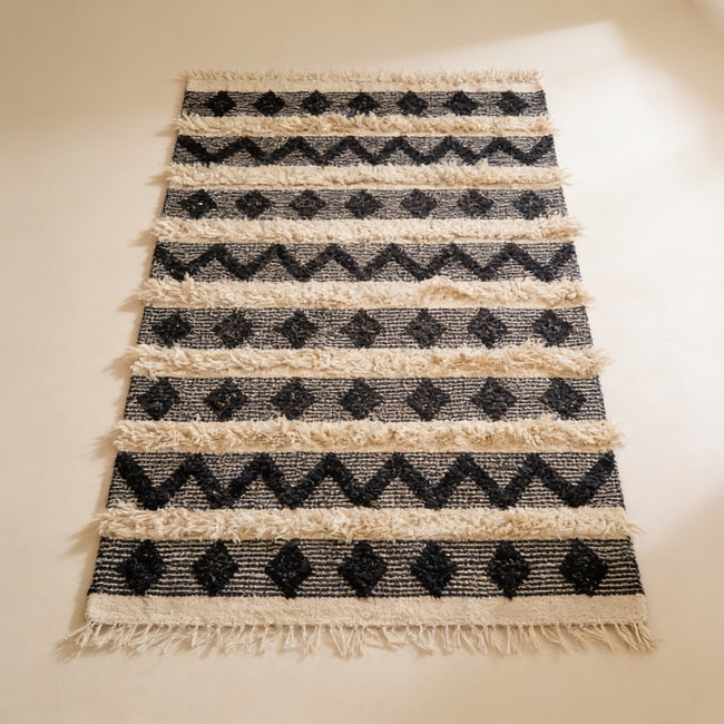 S51 handmade kilim rug — studio view