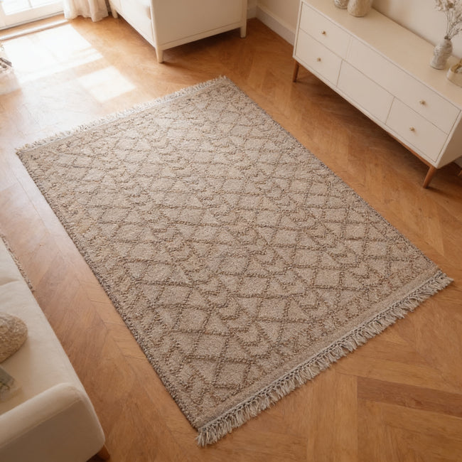 S6 handmade kilim rug — lifestyle view