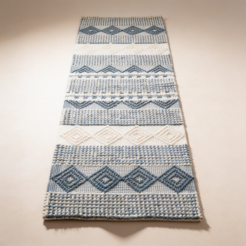 S62 handmade kilim rug — studio view