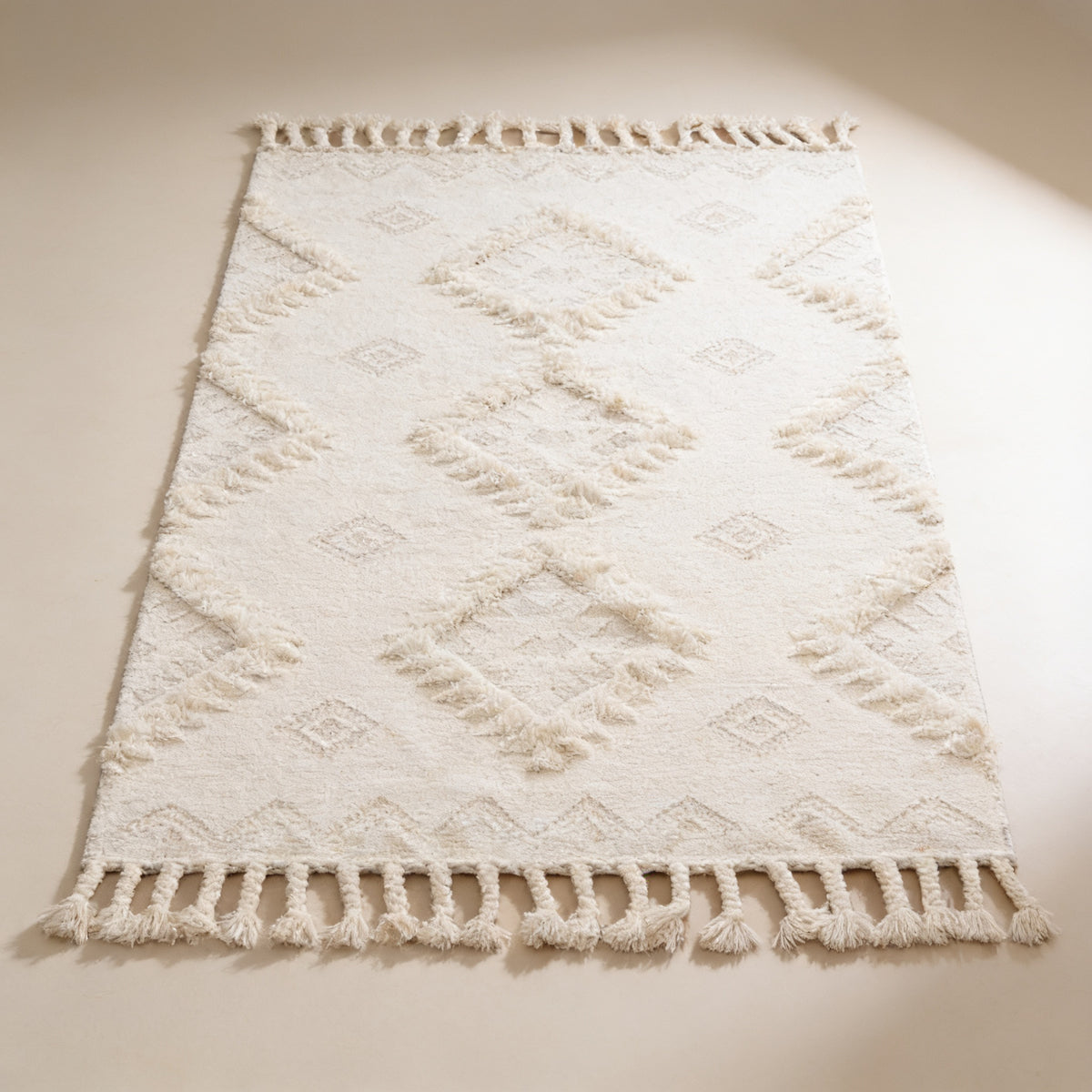 S65 handmade kilim rug — studio view