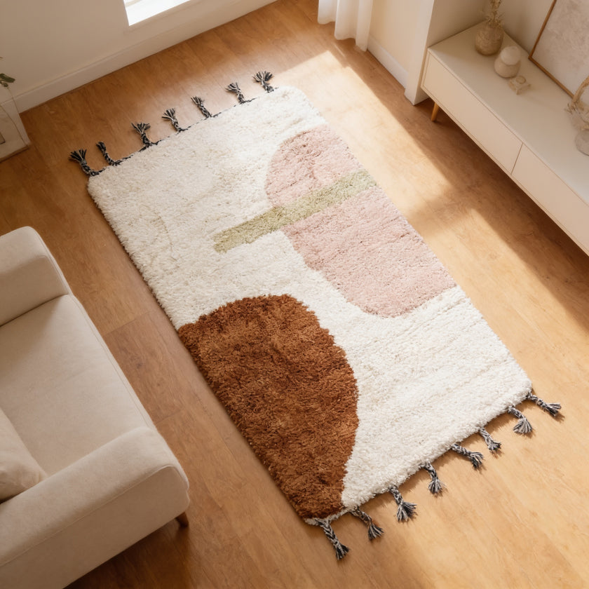 S69 handmade kilim rug — lifestyle view