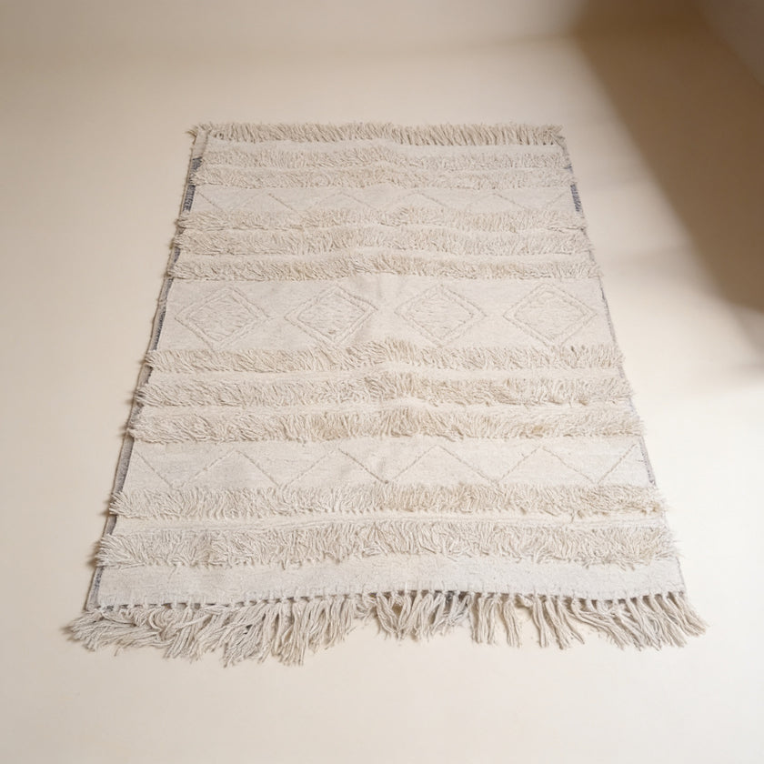 S7 handmade kilim rug — studio view