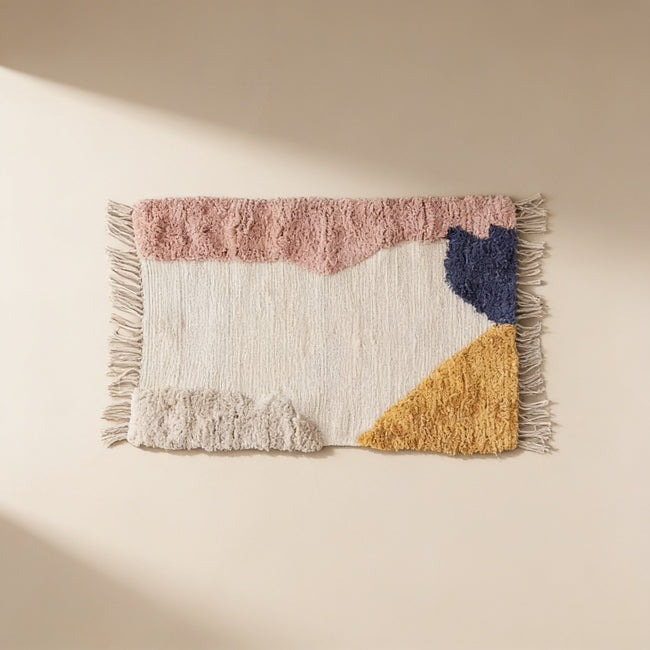S70 handmade kilim rug — studio view