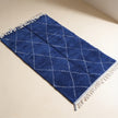 S75 handmade kilim rug — studio view