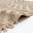 S77 handmade kilim rug — closeup view