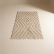 S77 handmade kilim rug — studio view