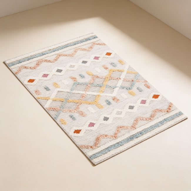 S78 handmade kilim rug — studio view
