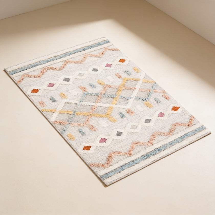 S78 handmade kilim rug — studio view