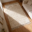 S8 handmade kilim rug — lifestyle view