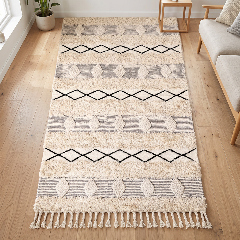 S81 handmade kilim rug — lifestyle view