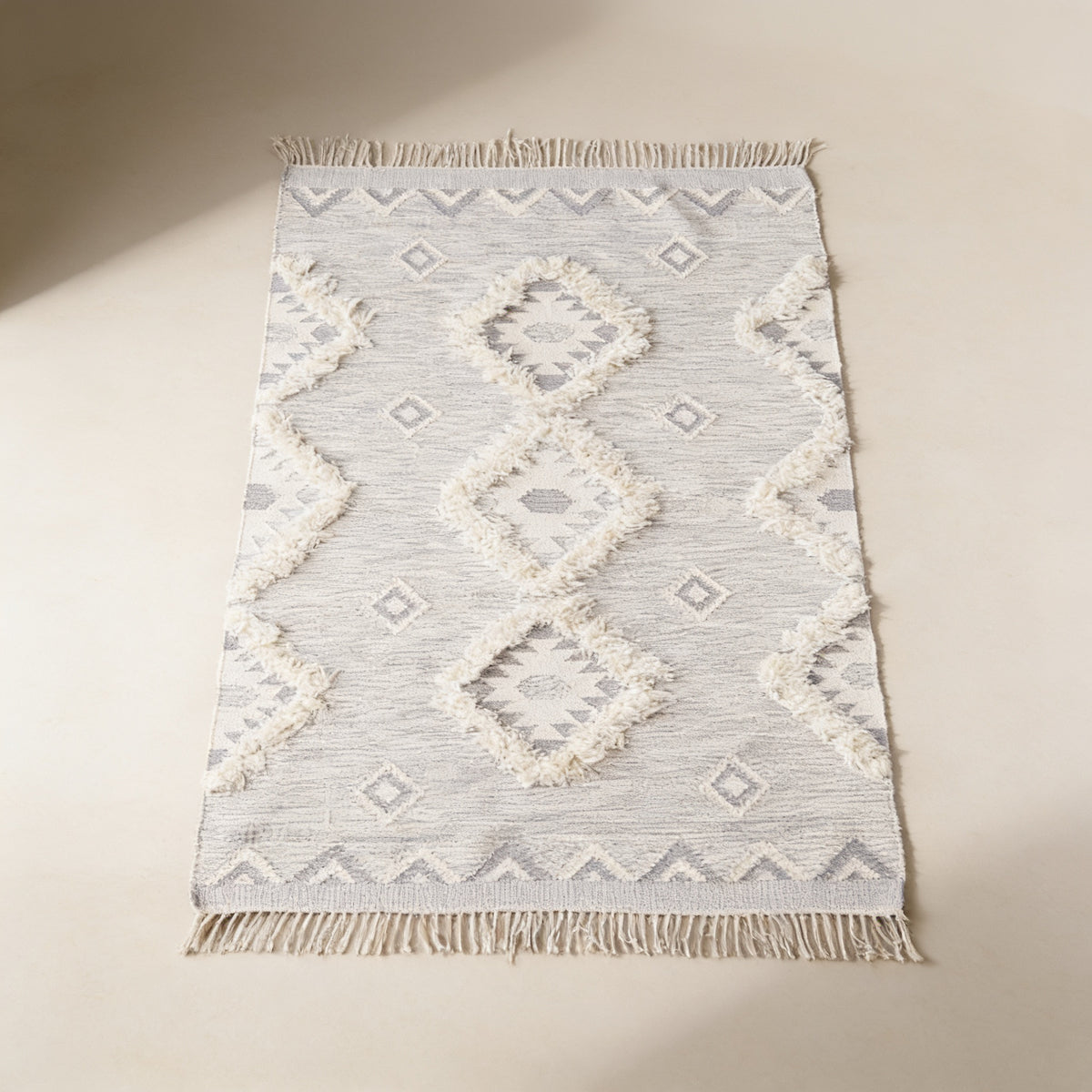 S82 handmade kilim rug — studio view
