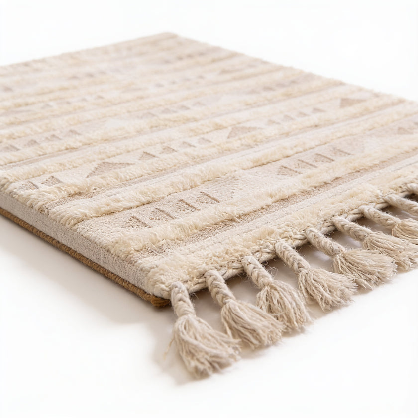 S87 handmade kilim rug — closeup view