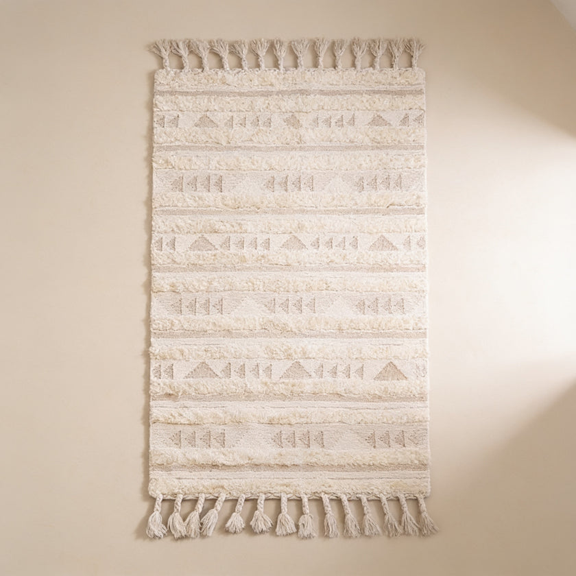 S87 handmade kilim rug — studio view