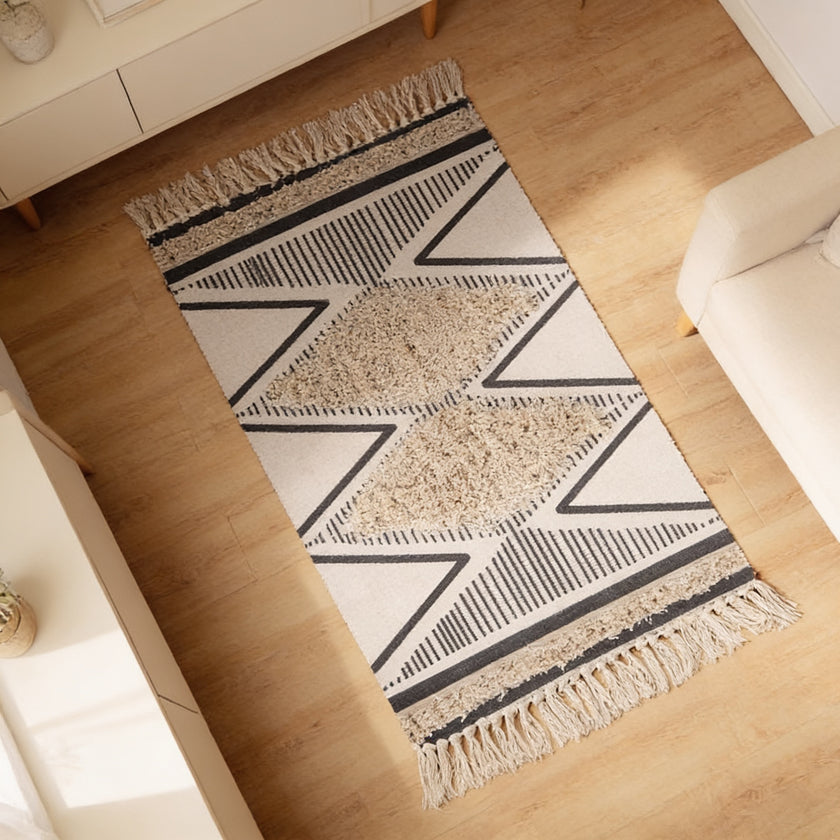 S89 handmade kilim rug — lifestyle view