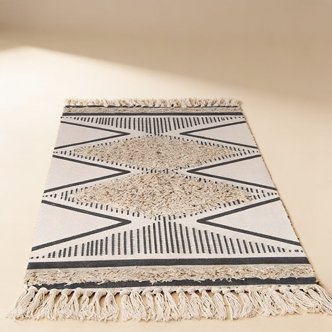S89 handmade kilim rug — studio view