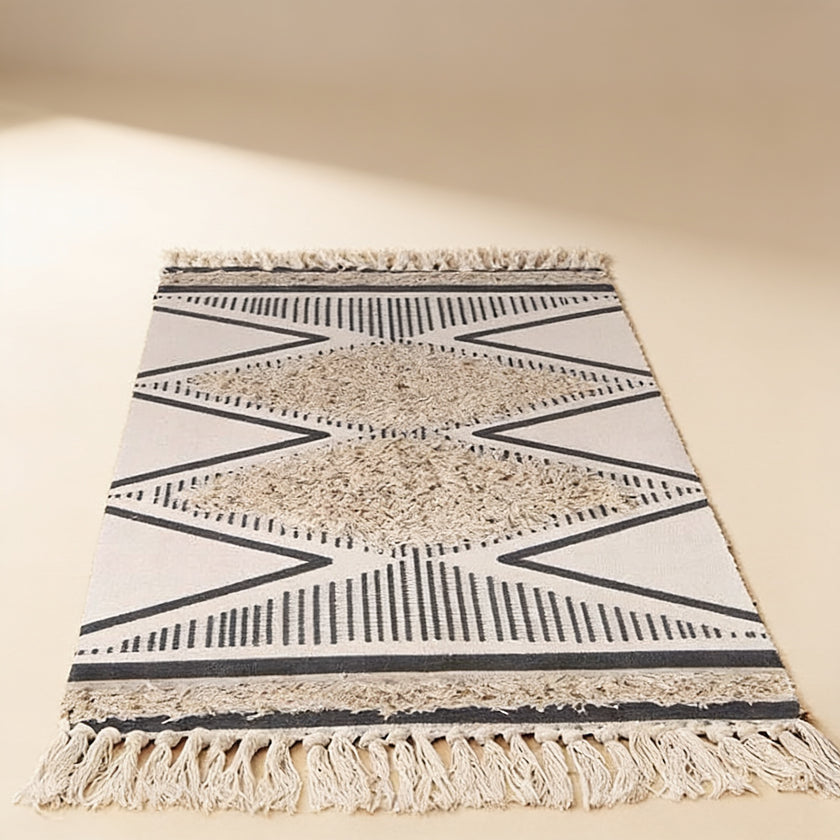 S89 handmade kilim rug — studio view