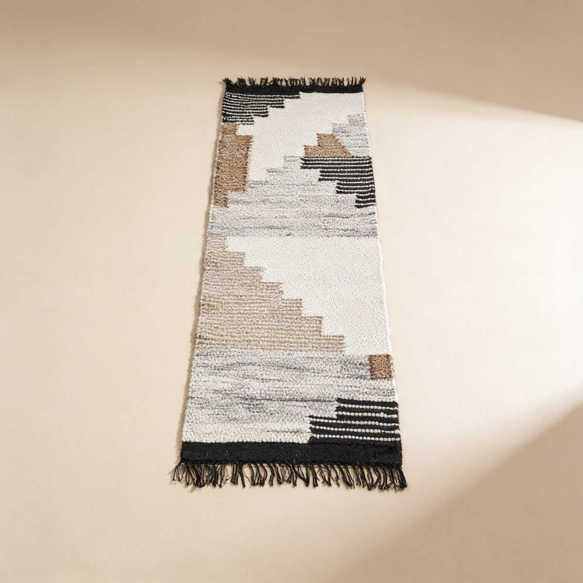 S90 handmade kilim rug — studio view