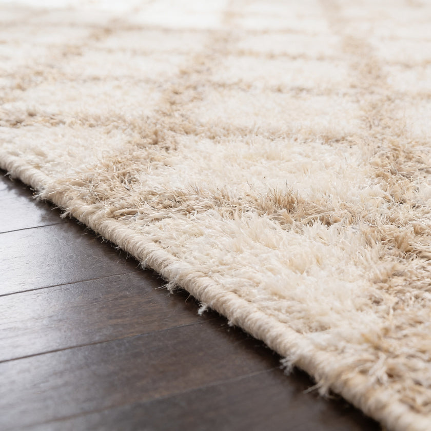 S93 handmade kilim rug — closeup view