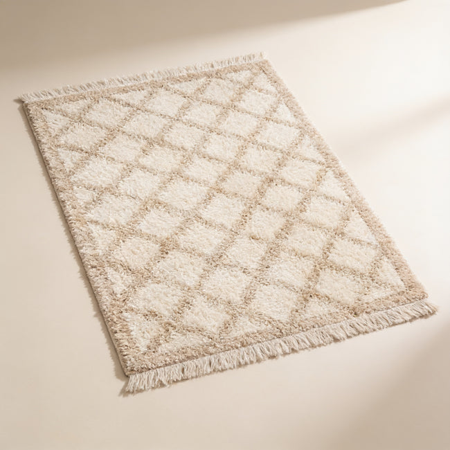 S93 handmade kilim rug — studio view