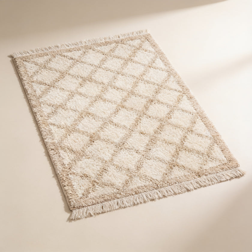 S93 handmade kilim rug — studio view