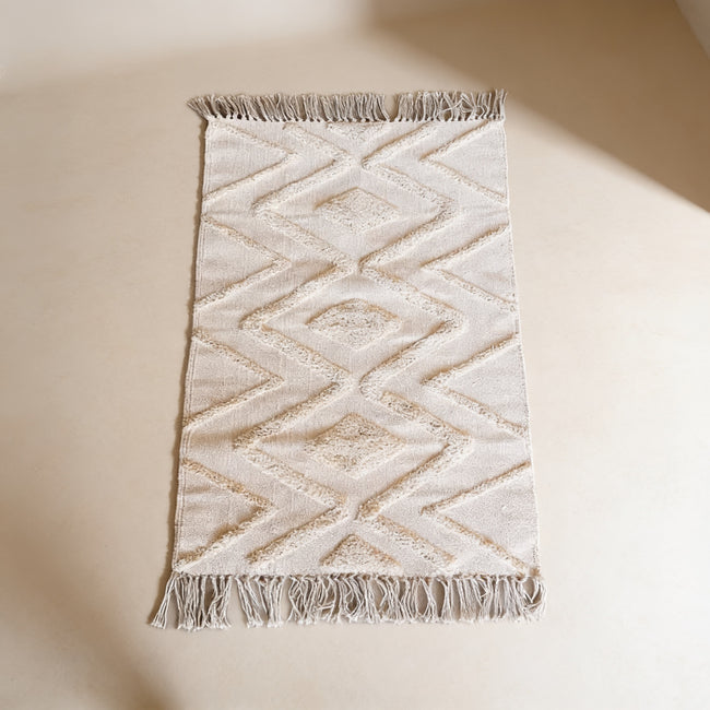 S94 handmade kilim rug — studio view