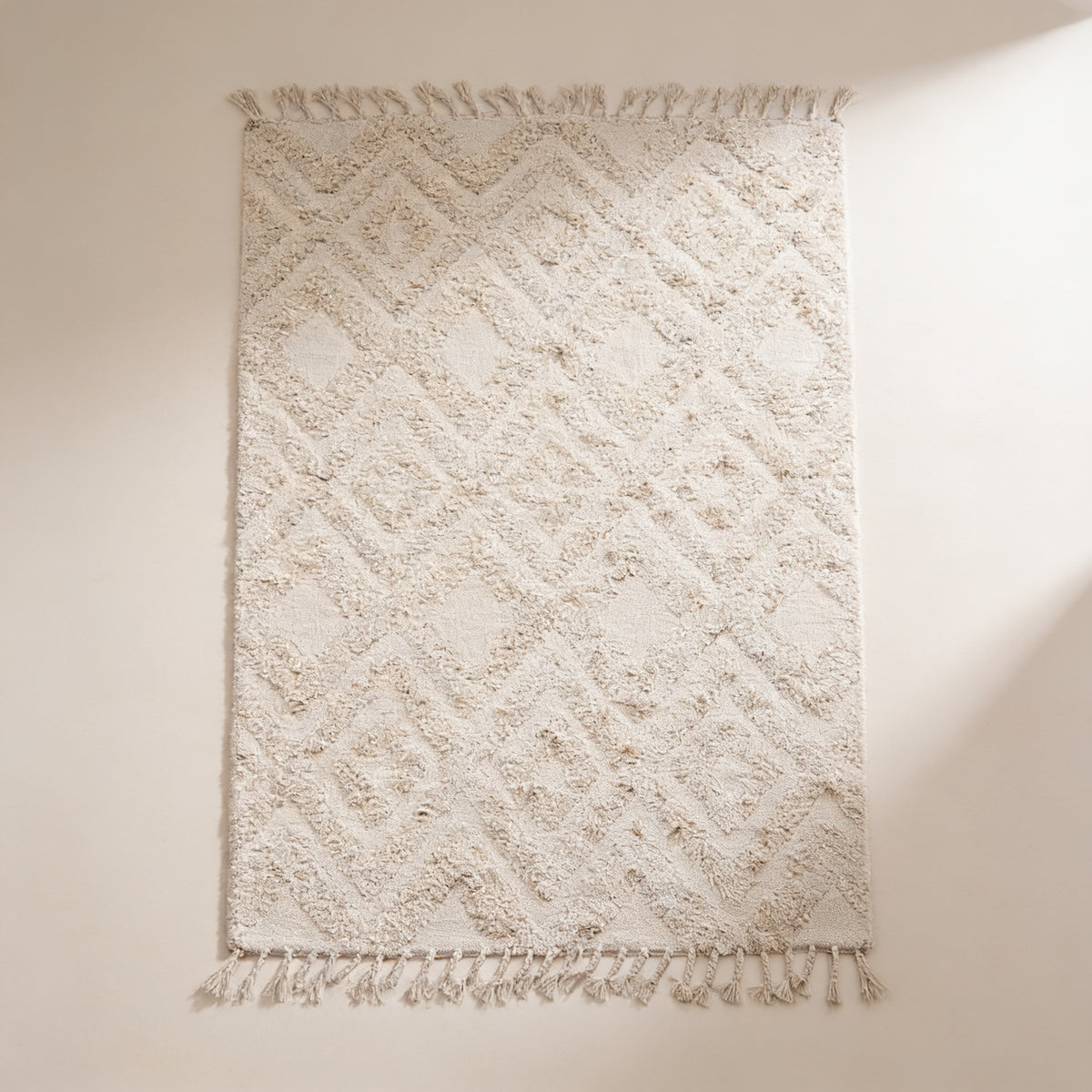 S96 handmade kilim rug — studio view