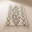 S98 handmade kilim rug — studio view