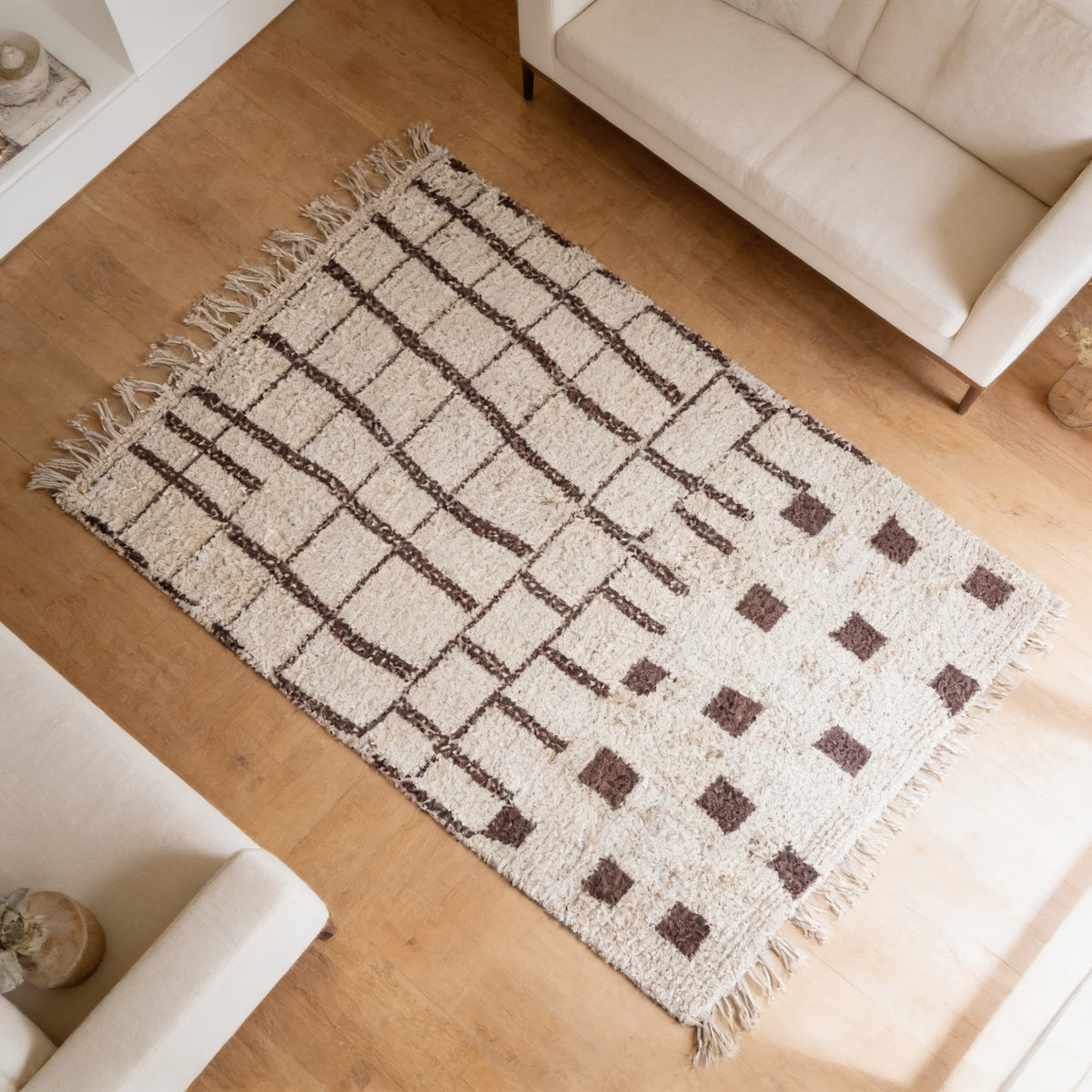 S99 handmade kilim rug — lifestyle view