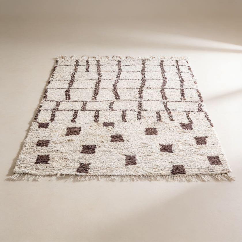 S99 handmade kilim rug — studio view