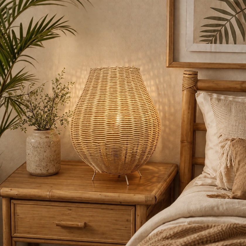 Bambo Boho Table Lamp 001