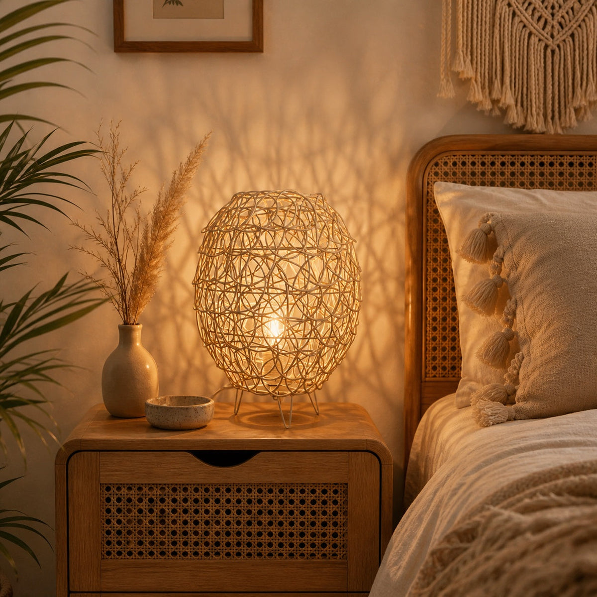 Bambo Boho Table Lamp 007