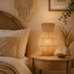 Burlap Boho Table Lamp 031