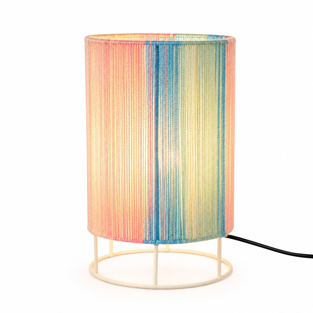 Makrami Boho Table Lamp 001