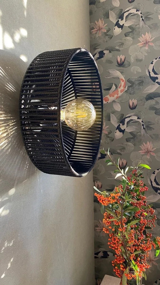 Makrami Boho Wall Lamp 003