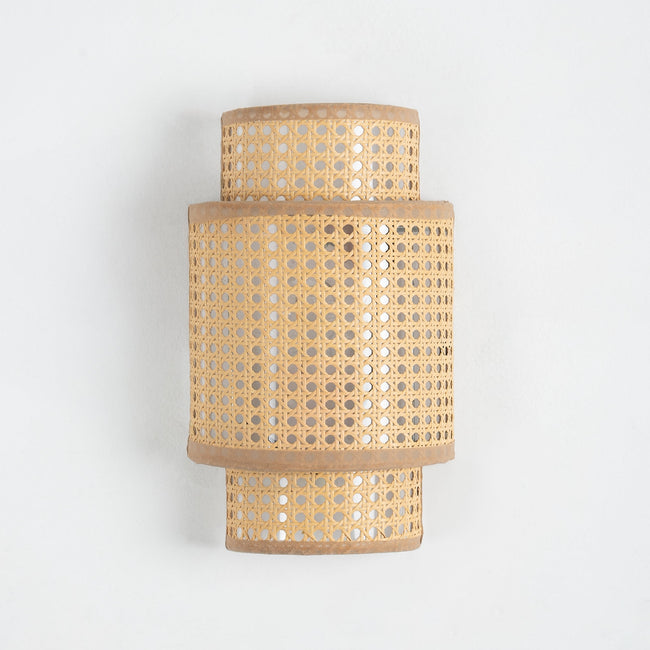 Rattan Boho Wall Lamp 011