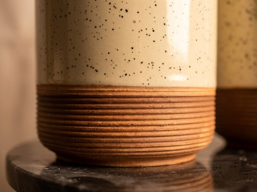 Ceramic Canister Set – Coffee, Tea & Sugar | 3 Pieces