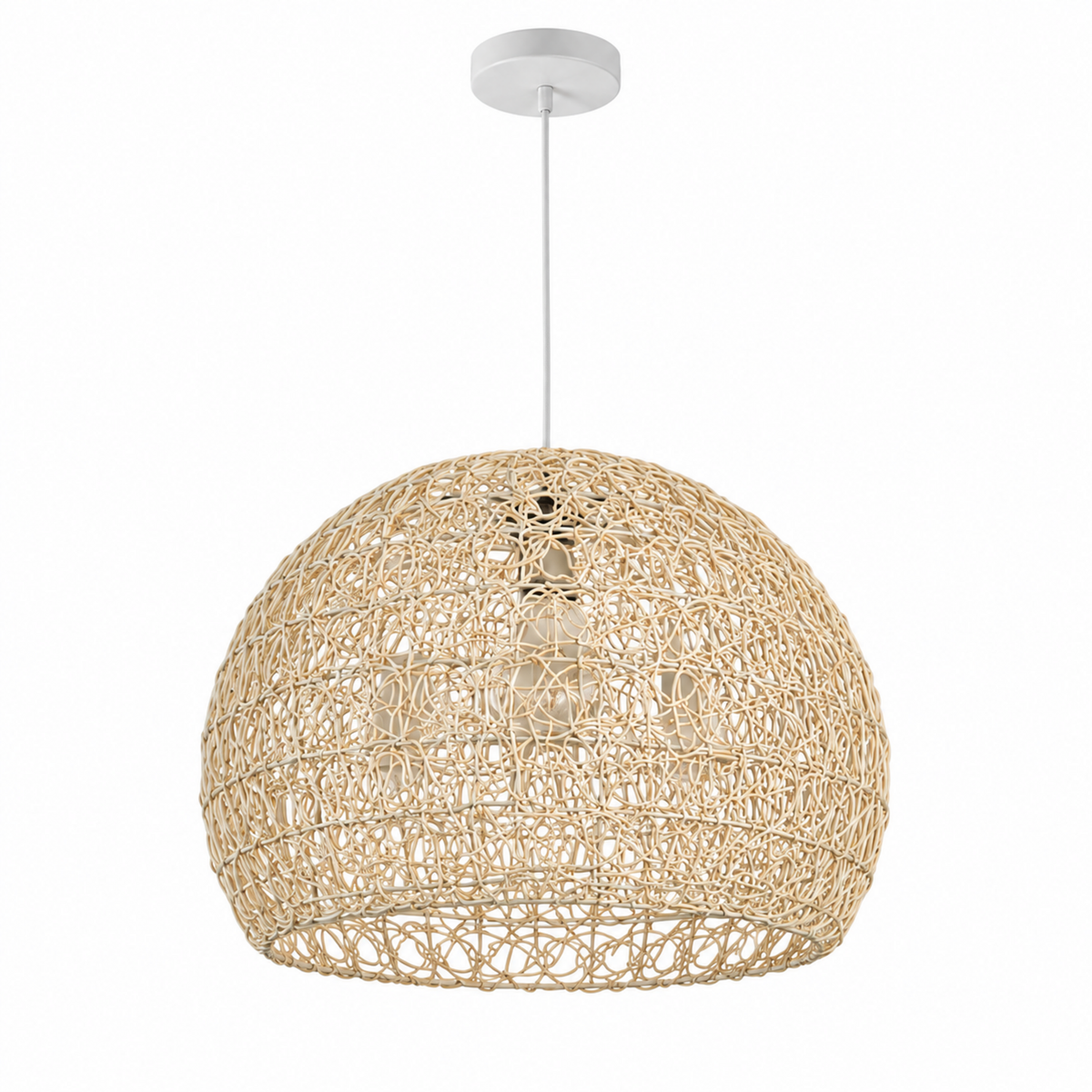 Bamboo Boho Ceiling Lamp 106 on a white background