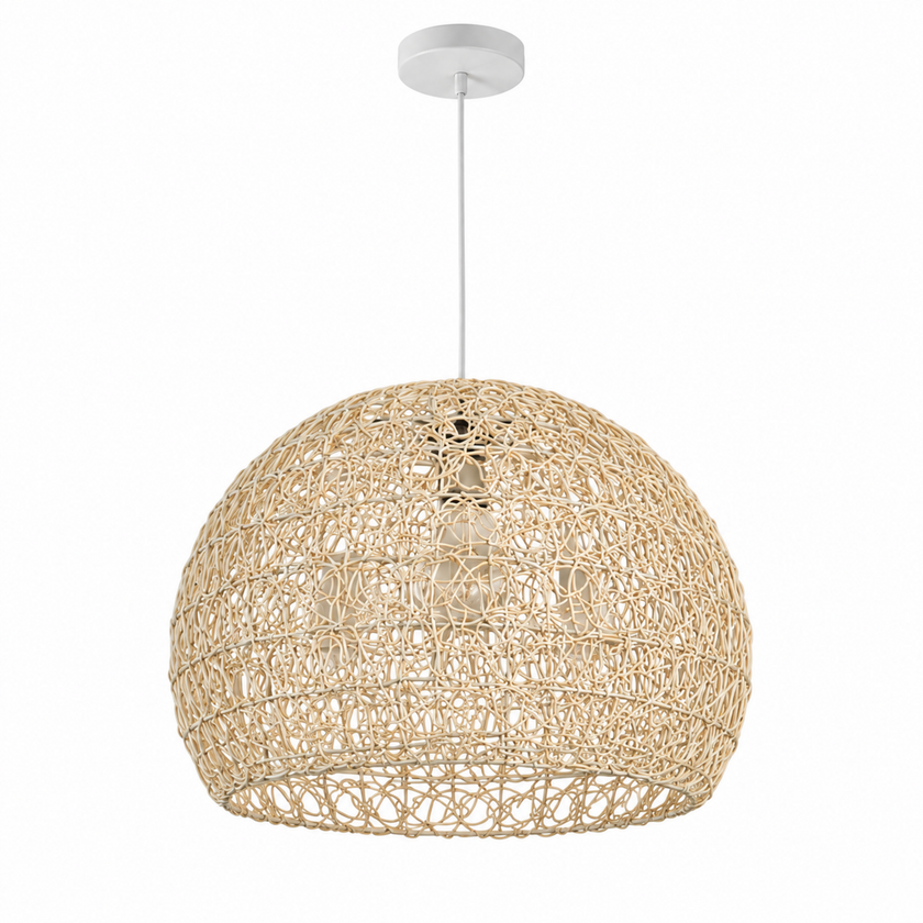 Bamboo Boho Ceiling Lamp 106 on a white background